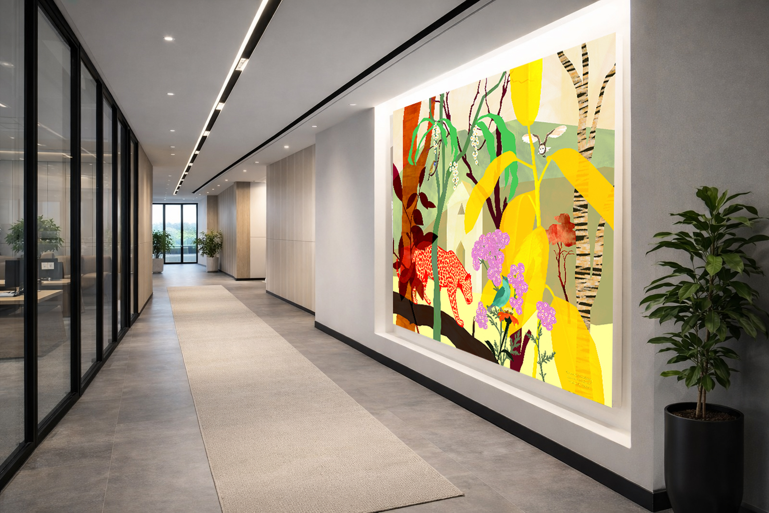large scale corporate installation 1
