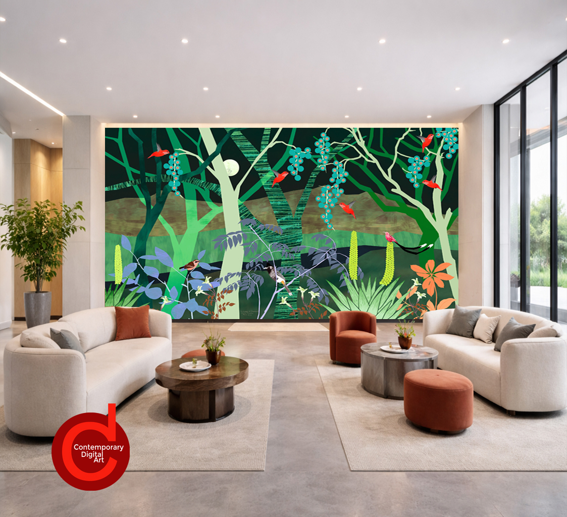 The Ecology of Presence IV Wall Installation_Carmen Wakeford 2026